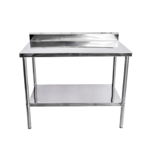 Mesa de acero inoxidable mesa de muro